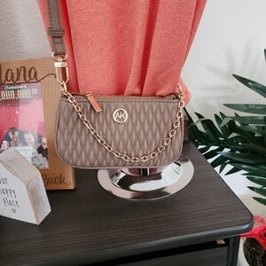 Brown Quilted Women's Bag
